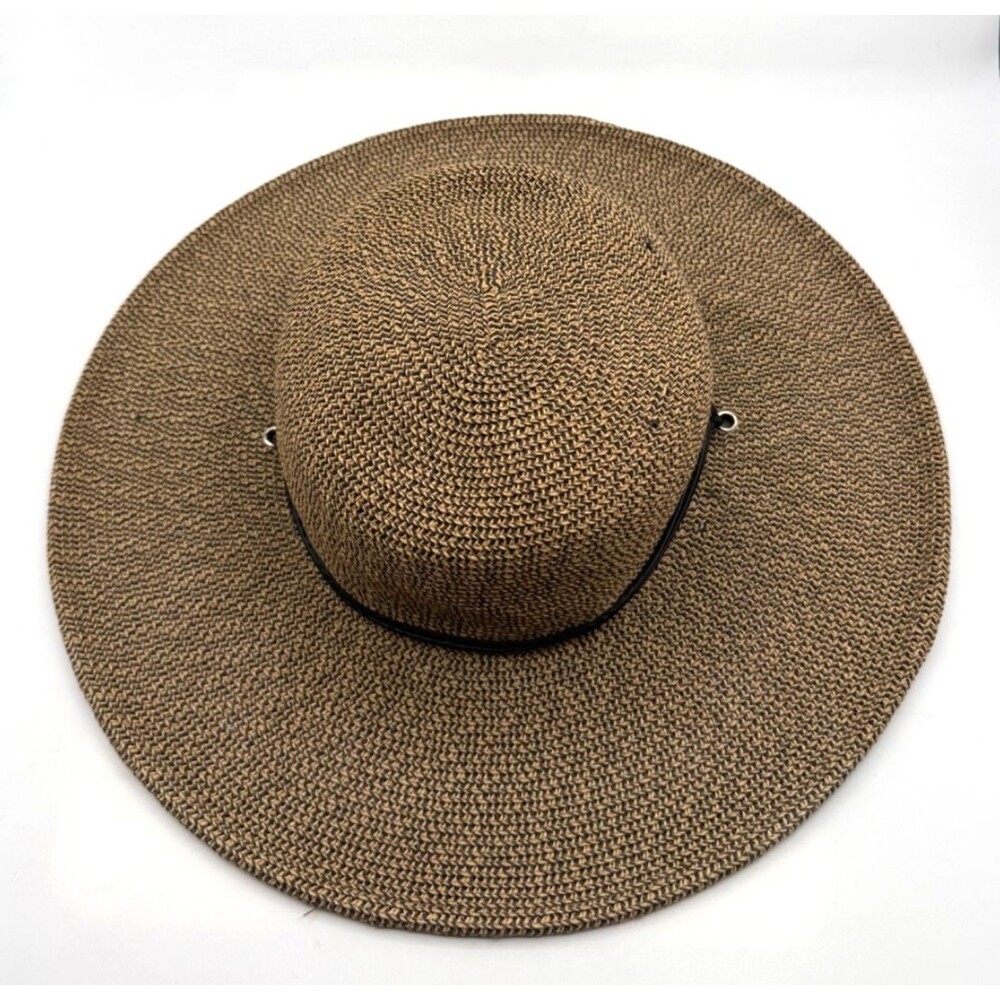 Scala Women's Cleo Paper Tweed Hat With Chin Strap LP46 One Size Fits All